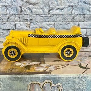 Vintage Avon Checker Cab Aftershave Decanter Cologne Bottle